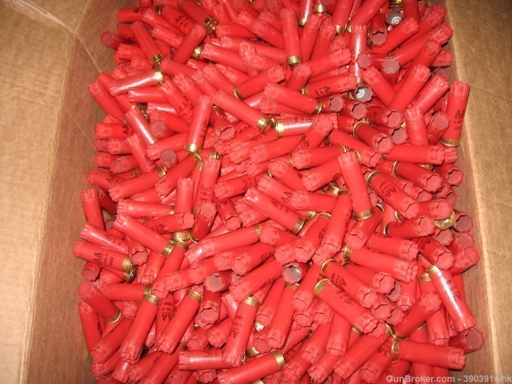 1000 Winchester 12 GA AA HS Red Once Fired Hulls-img-0
