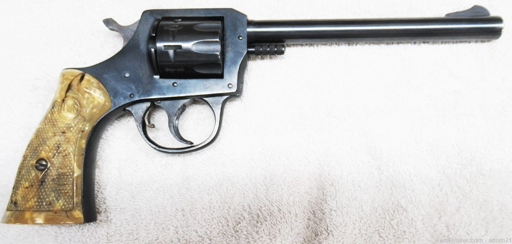 Harrington & Richardson 922  9 Shot 22 Revolver 6 Inch Holster Excellent-img-0