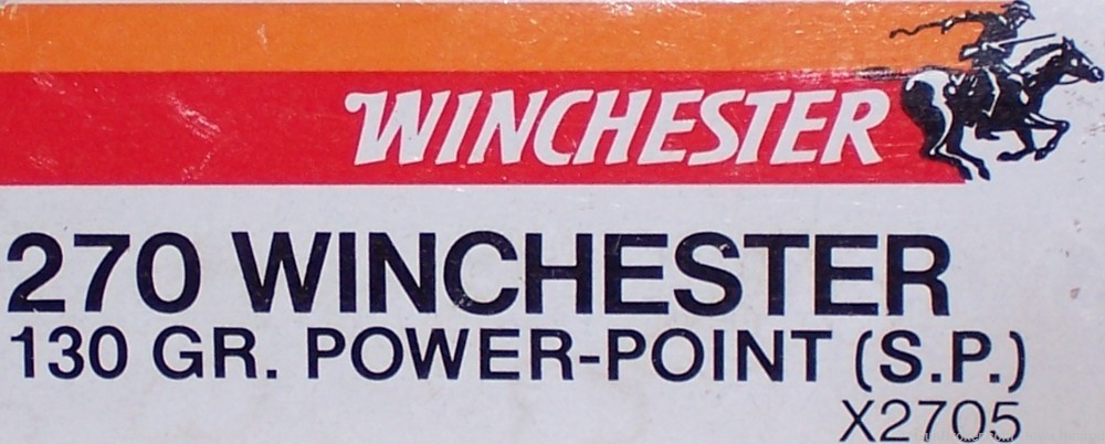 Winchester® Super-X 270 Win 130 Grain Power-Point SP 18 Rounds X2705-img-0