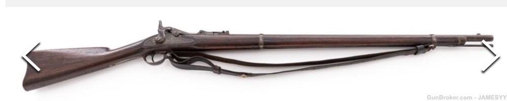 Scarce U.S. Springfield Model 1870 Trapdoor Infantry Rifle, 2nd Type, SLING-img-1