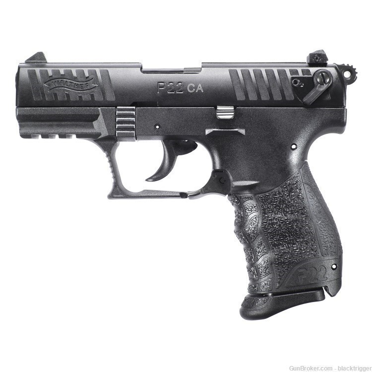Walther 5120333 P22 *CA Compliant 22 LR 3.40" 10+1 Overall Black Finish-img-2