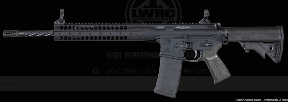 LWRC M6 IC-SPR Piston Rifle - Black | 5.56NATO | 16.1" Barrel-img-1