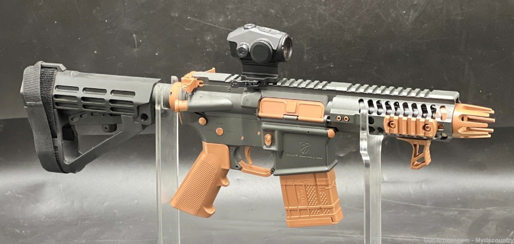 AR15 Myrls Micro 300 5" AR-15 Sig Grey/Riot Rust Zombie Pistol AR15-img-3