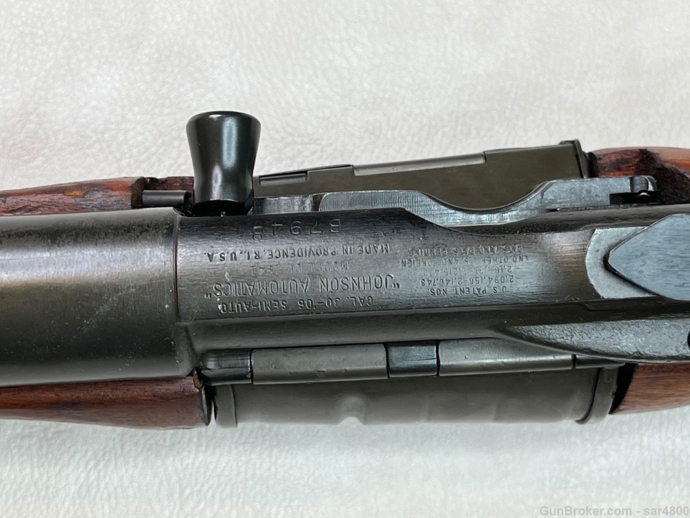 M1941 Johnson .30-06 Rifle With Original Bayonet -img-44