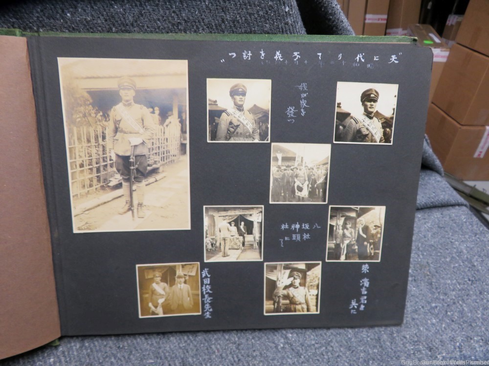 JAPANESE WWII ARMY PHOTO ALBUM-330+ PICS SOLDIERS IN THE CHINA CAMPAIGN -img-4