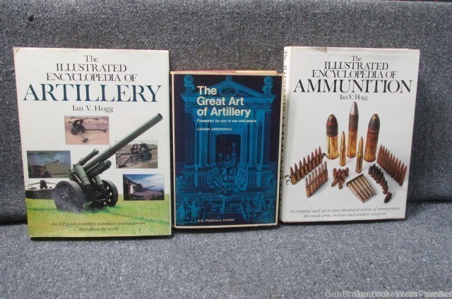 (3 TOTAL) ILLUSTRATED ENCYCLOPEDIA OF THE ART OF ARTILLERY AMMUNITION BOOK-img-0