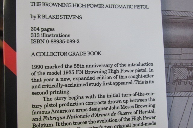 THE BROWNING HIGH POWER AUTOMATIC PISTOL BY R. BLAKE STEVENS REFERENCE BOOK-img-3