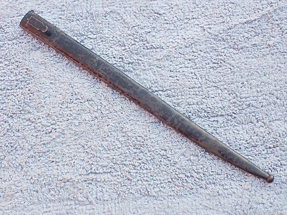 STEYR MODEL 1885 SWORD BAYONET WITH SCABBARD KROPATSCHEK RIFLE (RARE)-img-18