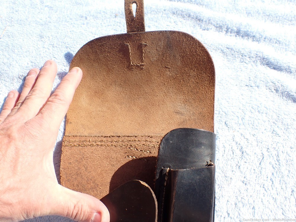 GERMAN WWII P-38 SOFT SHELL HOLSTER DATED 1944  jwa (MORITZ STECHER) -img-14