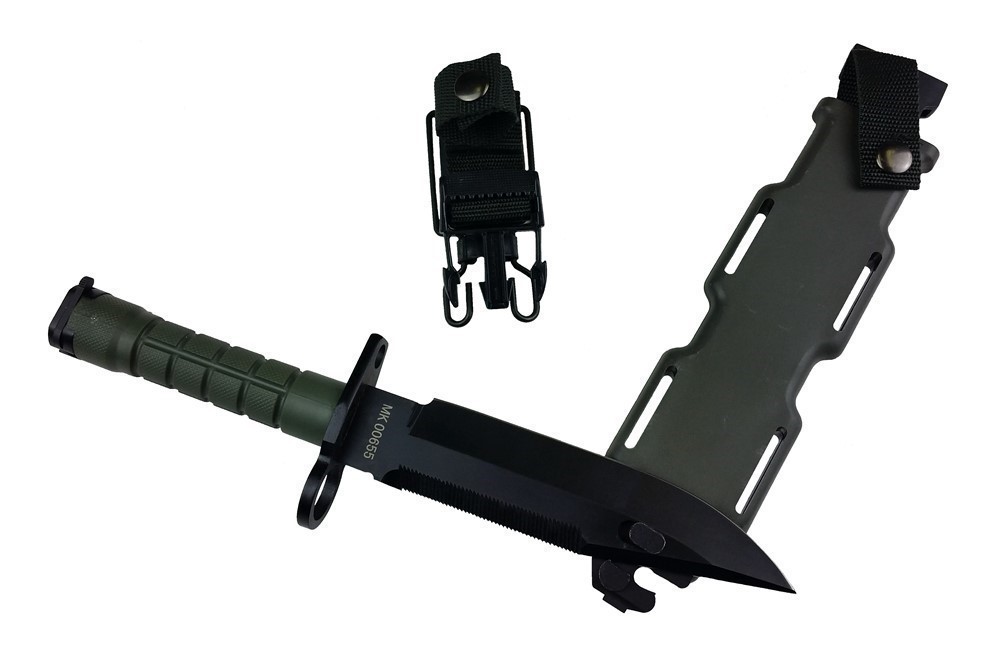Special Forces Series M-9 Military Survival Blade Bayonet Knife W/ Scabbard-img-1