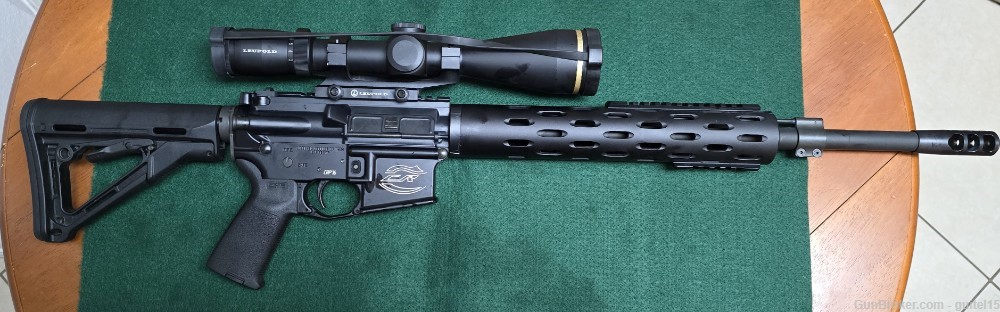 Colt Competition 5.56 18" barrel with Leupold VX-6 3-18x50mm rifle scope-img-1