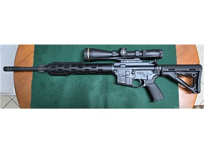 Colt Competition 5.56 18" barrel with Leupold VX-6 3-18x50mm rifle scope