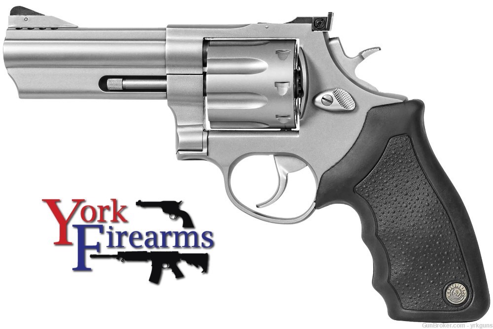 Taurus Model 608 357MAG/38SPL Matte Stainless 4" 8RD Revolver NEW 2-608049-img-1