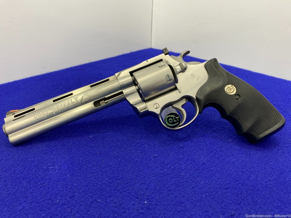 1995 Colt Grizzly .357 Mag Stainless 6" *LIMITED EDITION CUSTOM SHOP MODEL-img-5