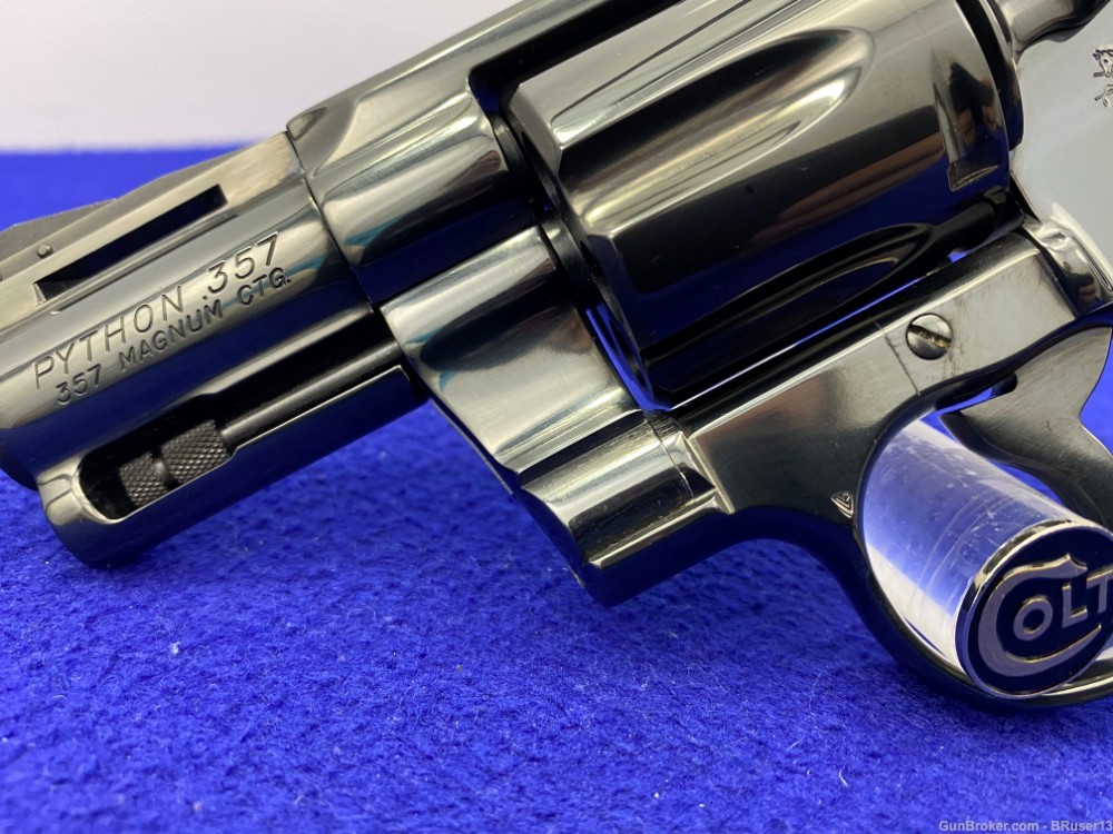 1978 Colt Python .357 Mag Blue -RARE & SOUGHT-AFTER 2.5" MODEL- Stunning-img-15