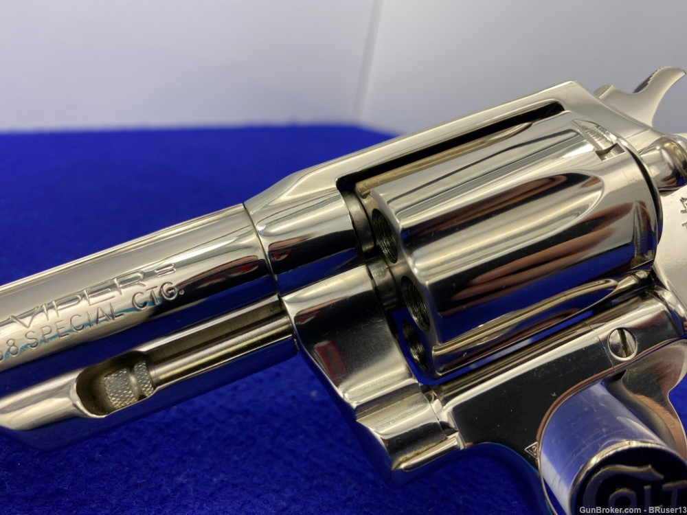 1977 Colt Viper .38spl Nickel -HOLY GRAIL COLLECTOR SNAKE- 1st Year.-img-16