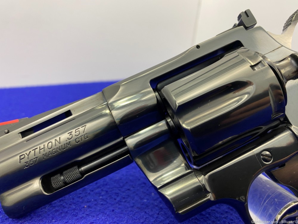 Colt Python .357 Mag Blue *HOLY GRAIL 3" PYTHON* Collector Grade Condition-img-16