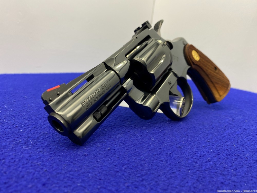 Colt Python .357 Mag Blue *HOLY GRAIL 3" PYTHON* Collector Grade Condition-img-20