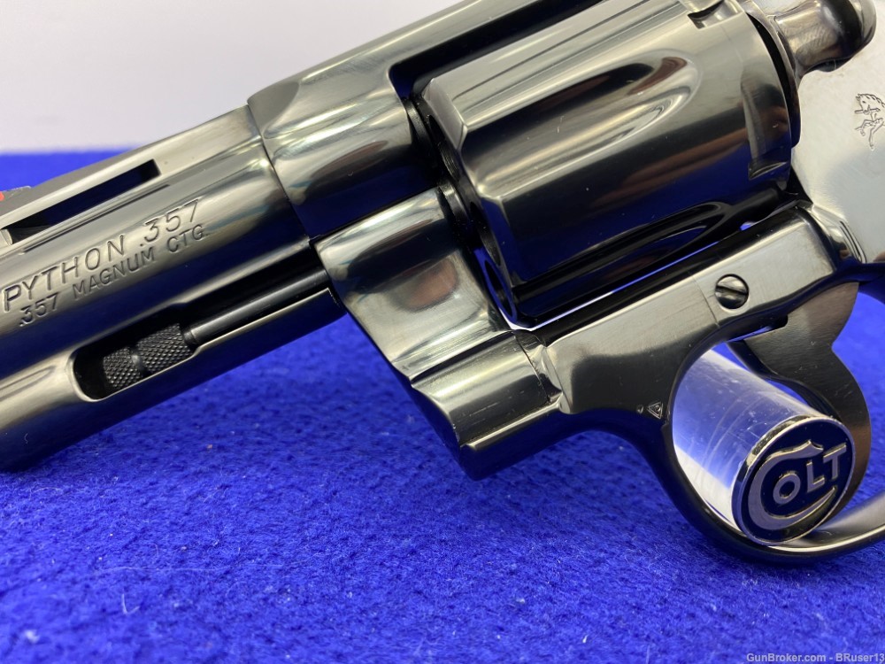 Colt Python .357 Mag Blue *HOLY GRAIL 3" PYTHON* Collector Grade Condition-img-15