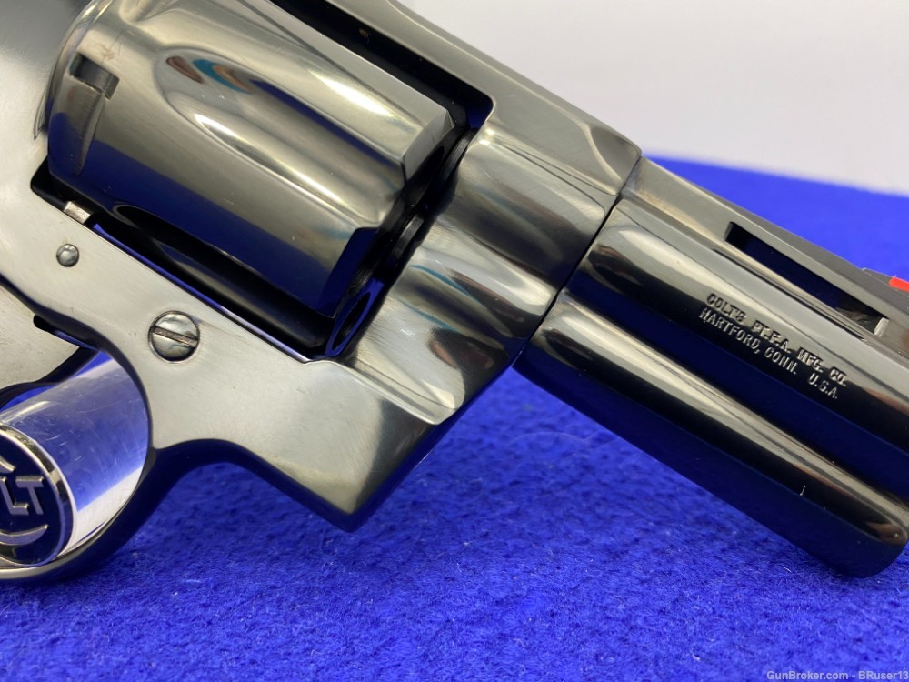 Colt Python .357 Mag Blue *HOLY GRAIL 3" PYTHON* Collector Grade Condition-img-32