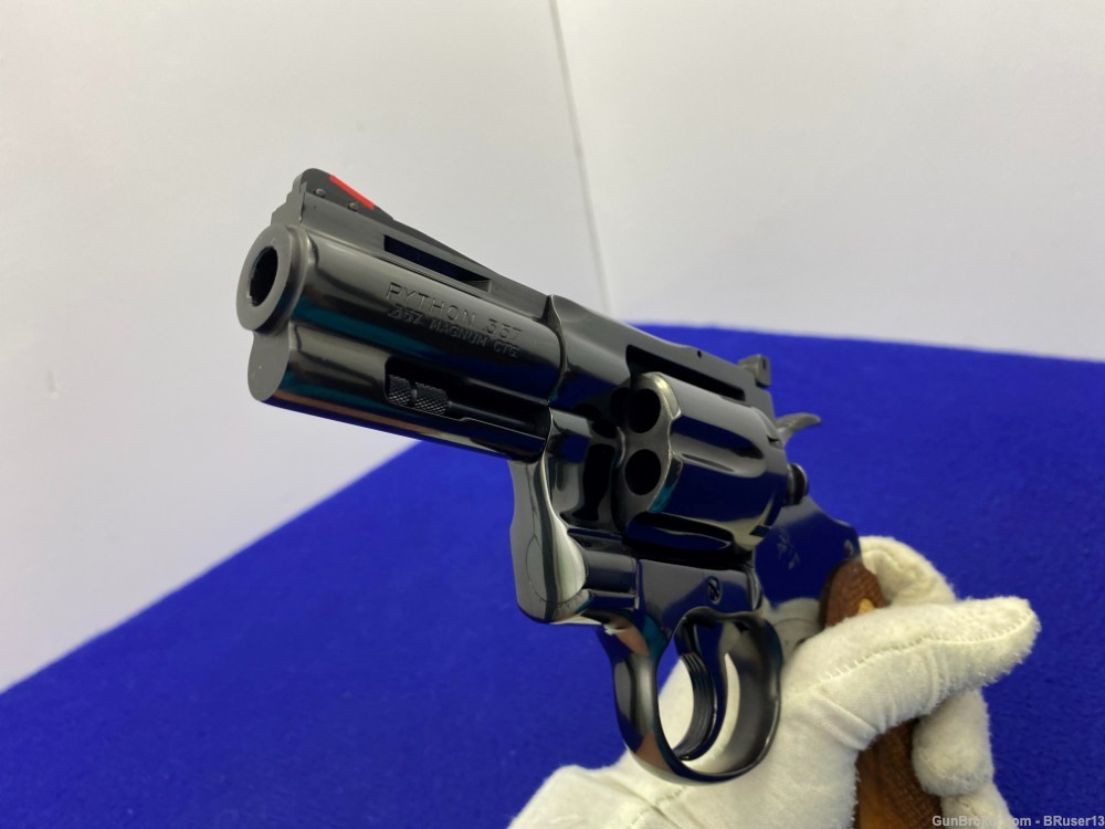 Colt Python .357 Mag Blue *HOLY GRAIL 3" PYTHON* Collector Grade Condition-img-51