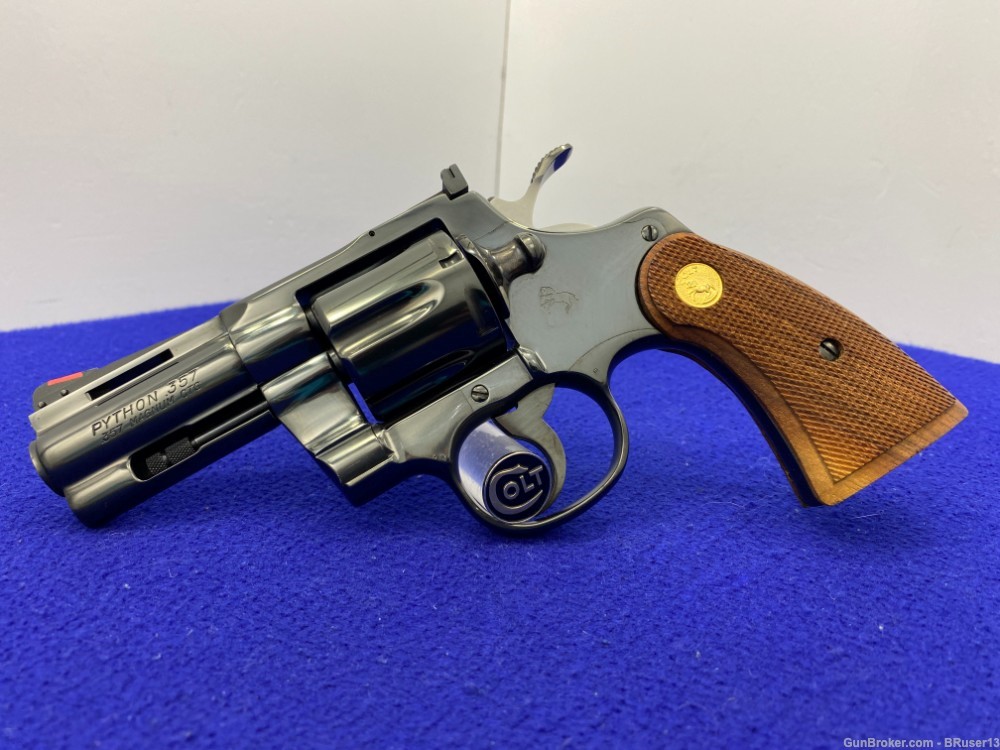 Colt Python .357 Mag Blue *HOLY GRAIL 3" PYTHON* Collector Grade Condition-img-5