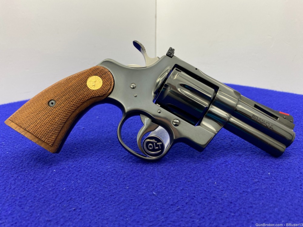 Colt Python .357 Mag Blue *HOLY GRAIL 3" PYTHON* Collector Grade Condition-img-22