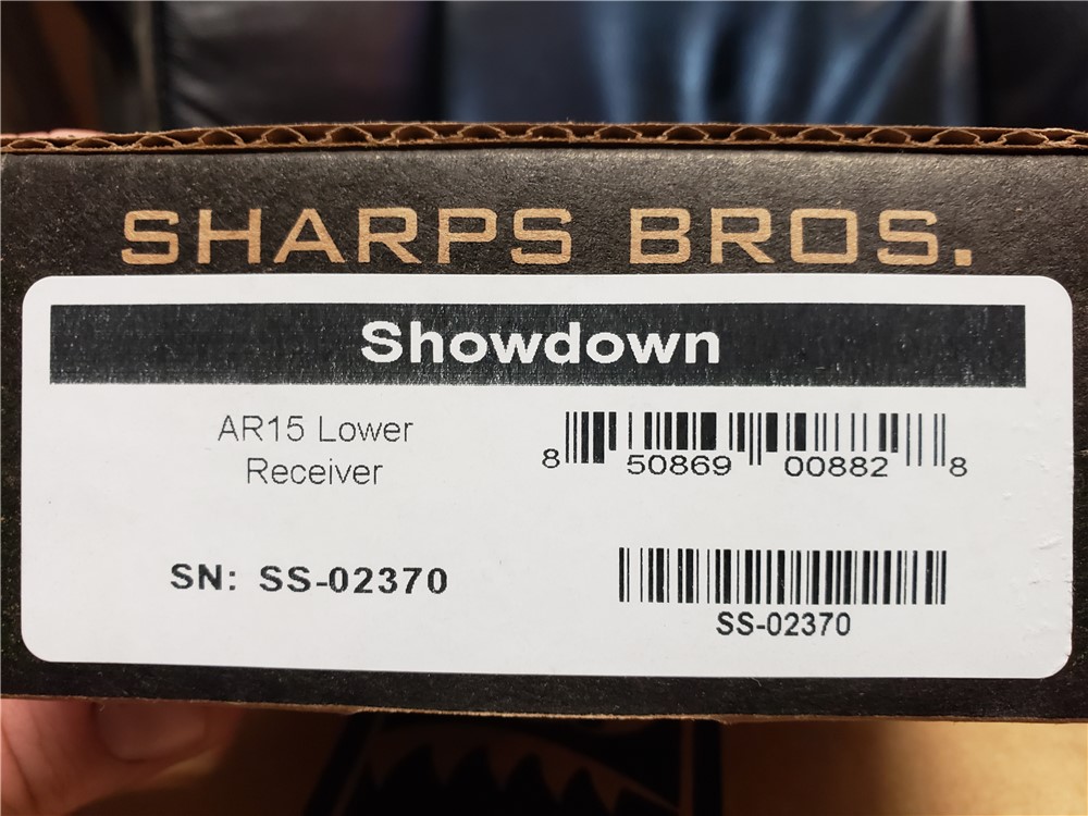 IN STOCK! NEW SHARPS BROS SHOWDOWN BILLET AR-15 LOWER AR SHOW DOWN NIB-img-0