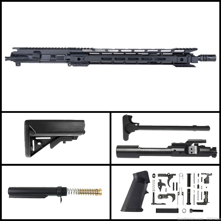 16" Davidson AR-15 5.56 Rifle & Upper Receiver Kit less Lower: Assembled-img-0