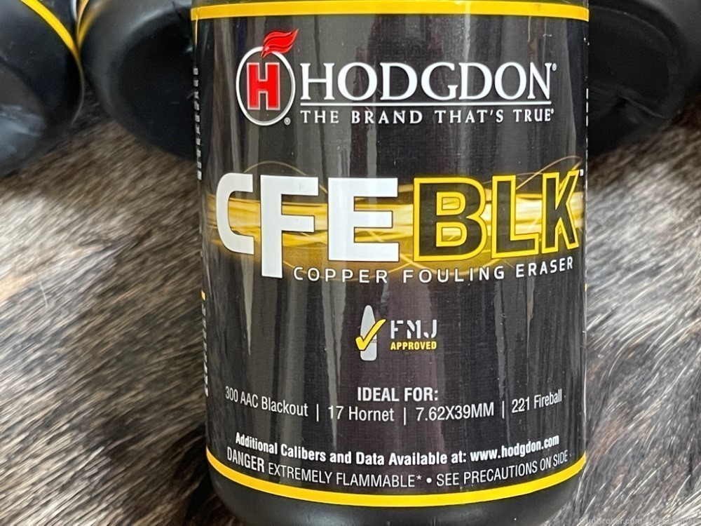 NEW 5-LB OF HODGDON CFE BLK POWDER IN 1-LB BOTTLES BLACK-img-1