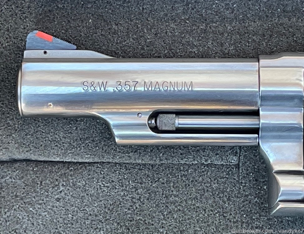 S&W Model 66 (66-7) 357 Combat Magnum Mag 4" Stainless-img-7