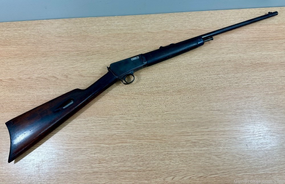 Winchester Model 1903 Rifle Take-down 22 Cal Semi Auto *re-blued*-img-0