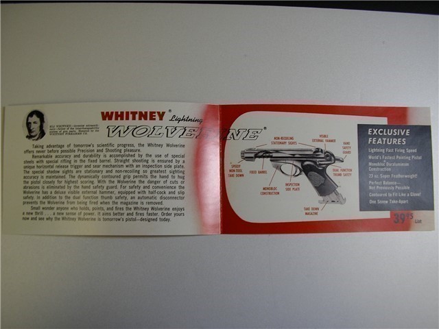 Whitney Wolverine Advertising Leaflet-img-1