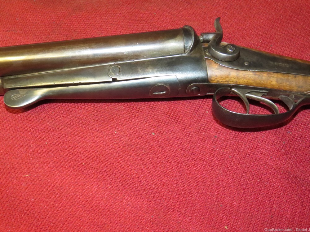 W. Richards Double Barrel Shotgun, 10-Gauge, 30" Bb., Very Nice Wood-img-15