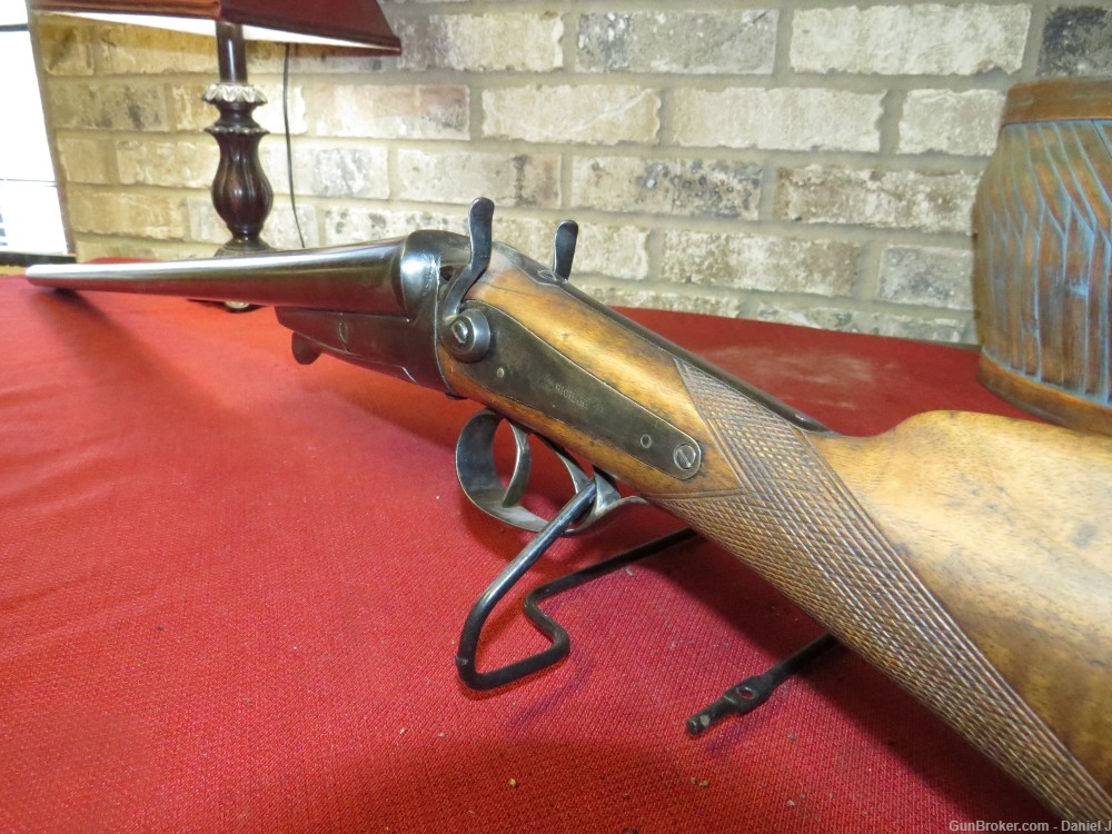 W. Richards Double Barrel Shotgun, 10-Gauge, 30" Bb., Very Nice Wood-img-0