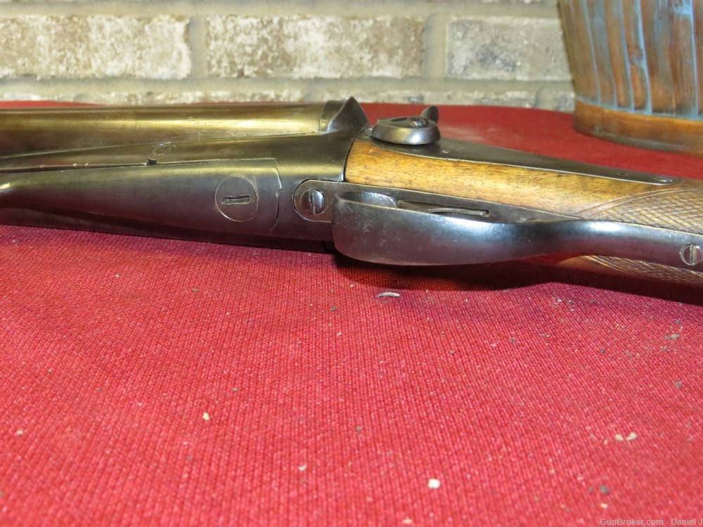 W. Richards Double Barrel Shotgun, 10-Gauge, 30" Bb., Very Nice Wood-img-17