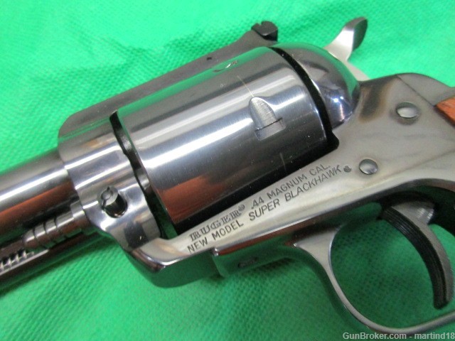 Outstanding Ruger Super Blackhawk 44 Magnum Blued 7 1/2" Barrel  -img-9