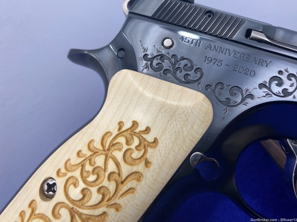CZ 75 B 45th Anniversary 9mm Blue 4.5" *LIMITED EDITION #689 OF 1,000 MADE*-img-18