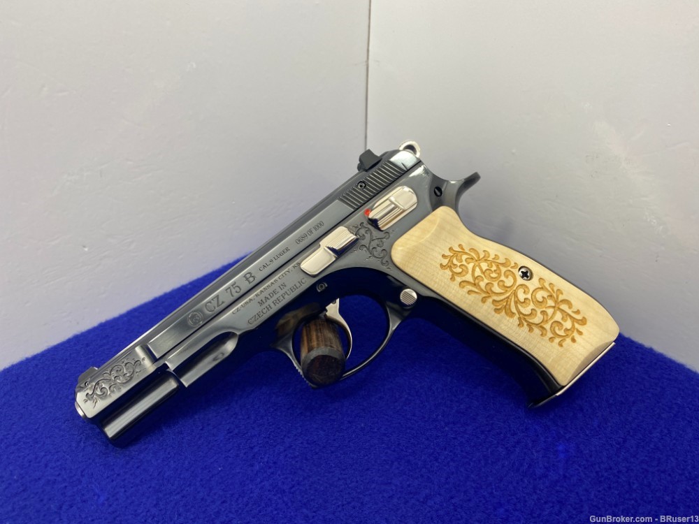 CZ 75 B 45th Anniversary 9mm Blue 4.5" *LIMITED EDITION #689 OF 1,000 MADE*-img-4