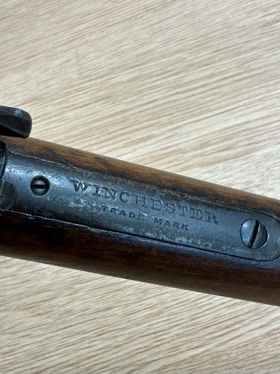 Winchester Model 1890 Pump Action rifle, chambered in .22 long-img-11