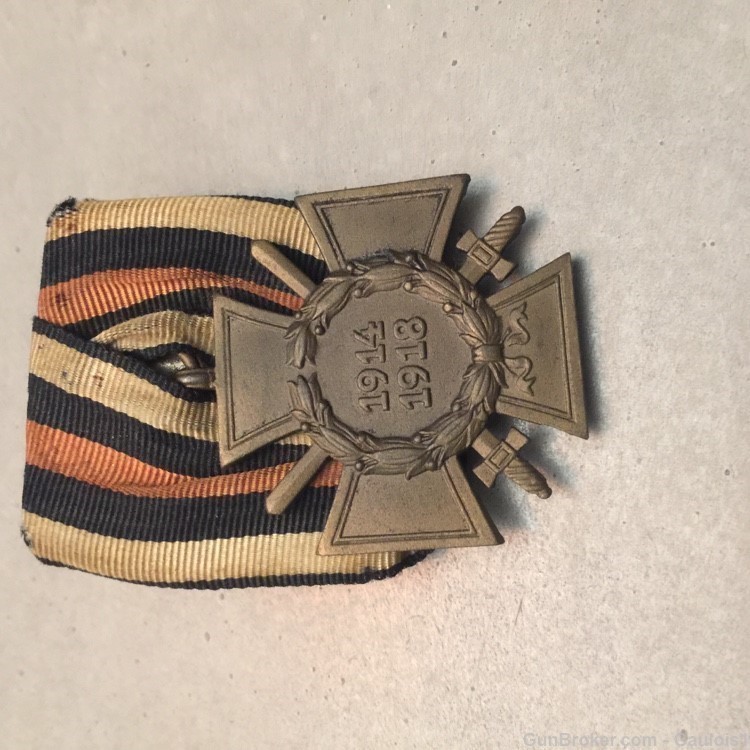 WW1, German, Prussian Merit Cross Parade Mount Medal-img-2