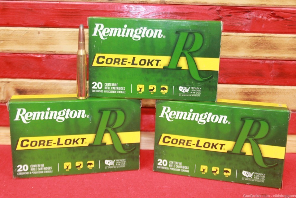 Remington Core-Lokt .280 Remington 165 grain SP 60 rnds 3 boxes ammo-img-0