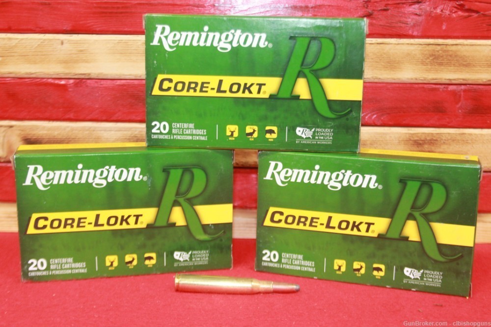 Remington Core-Lokt .280 Remington 165 grain SP 60 rnds 3 boxes ammo-img-1