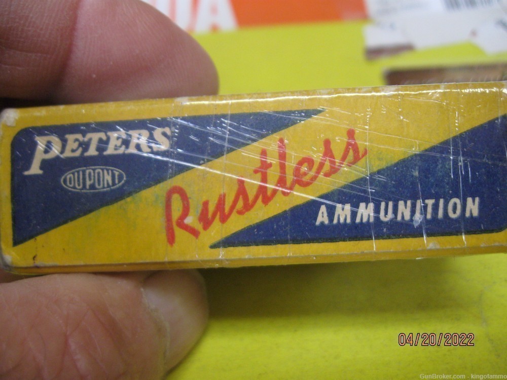 Scarce Now Peters Rustless 25 STEVENS Full 50rd Rimfire Lead Ammo Excellent-img-4