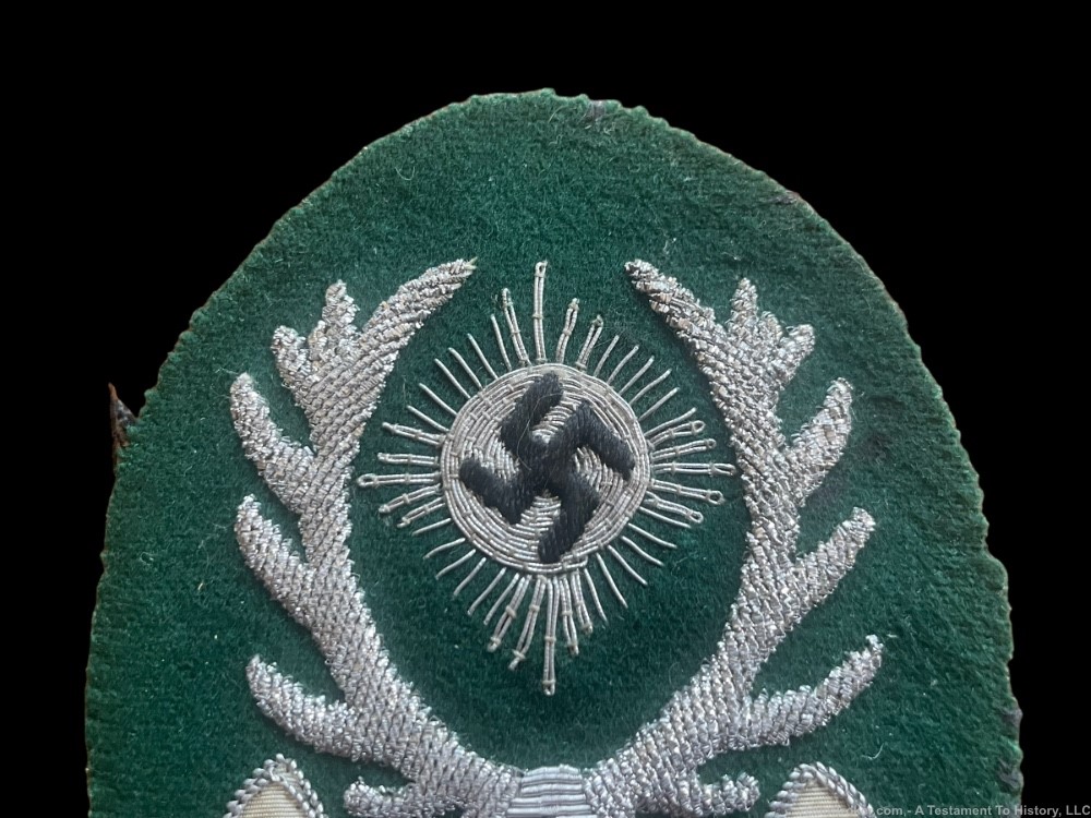 WWII GERMAN N*ZI- HUNTING ASSOCIATION- UNIFORM SLEEVE PATCH- WW2 BRING BACK-img-1