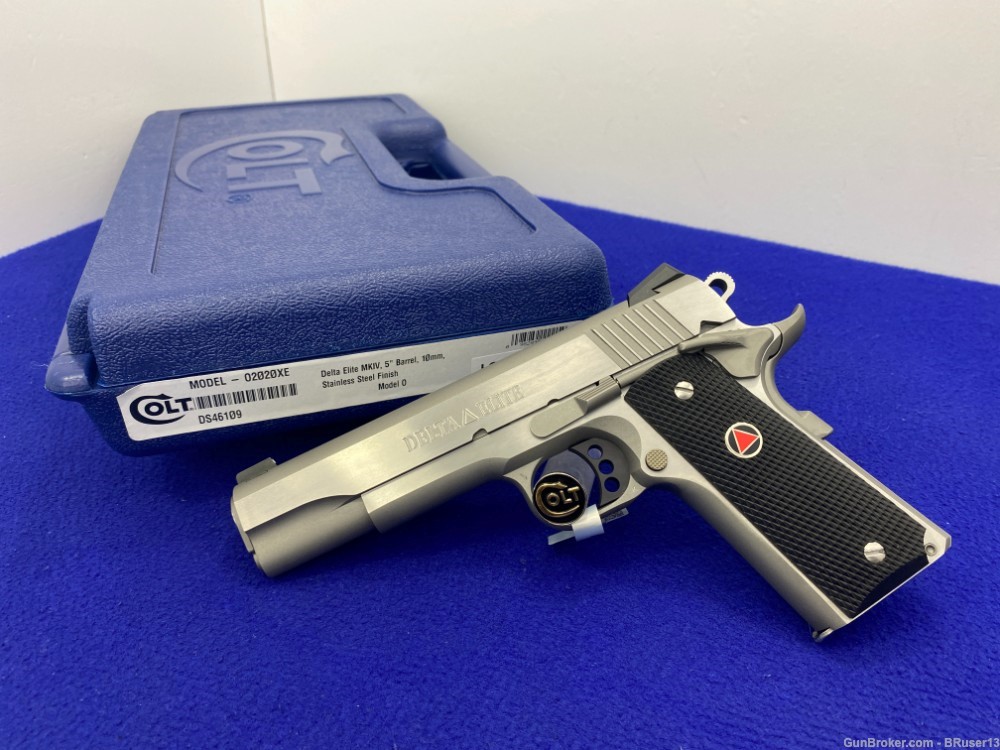 2021 Colt Delta Elite 10mm Stainless 5" *CLASSIC SEMI-AUTOMATIC PISTOL* -img-2