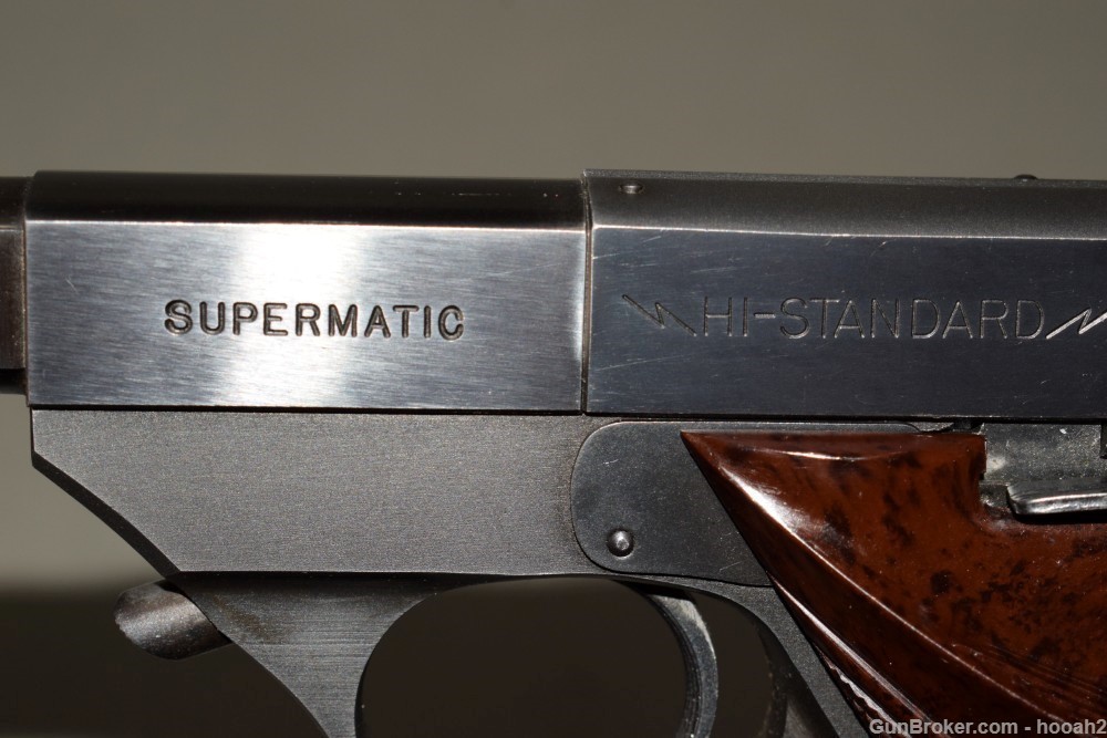 High Standard Supermatic Semi Auto Pistol 22 LR Two Barrel 1956 C&R-img-11