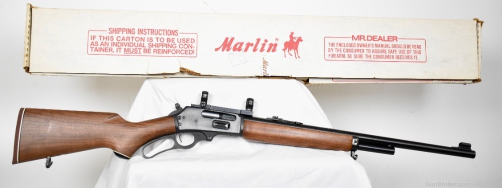 Marlin 1895 SS .45-70 Govt LIKE NEW IN BOX! JM marked barrel made in 1990-img-0