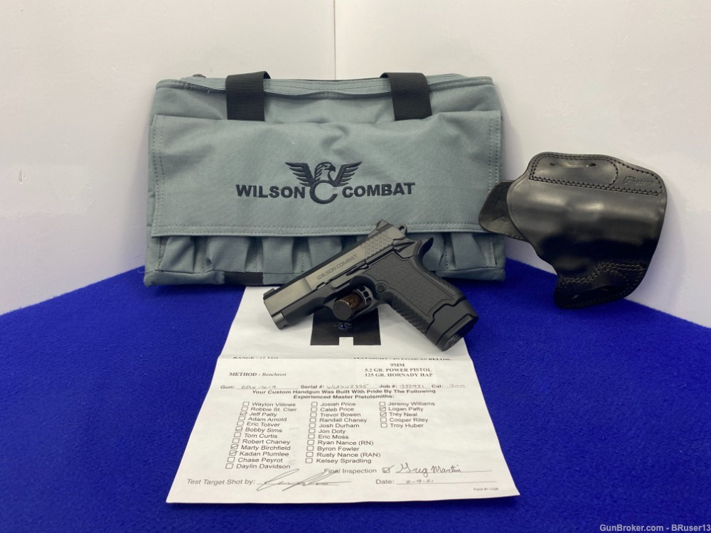 2021 Wilson Combat EDC SFX9 9mm Black 3.25" *AWESOME SEMI-AUTOMATIC PISTOL*-img-3