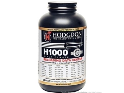 Hodgdon H1000 Smokeless Powder 1 lbs H1000 H 1000 Hodgdon no cc fees 